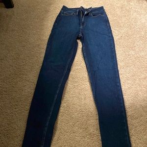 Dark blue skinny jeans SIZE 5